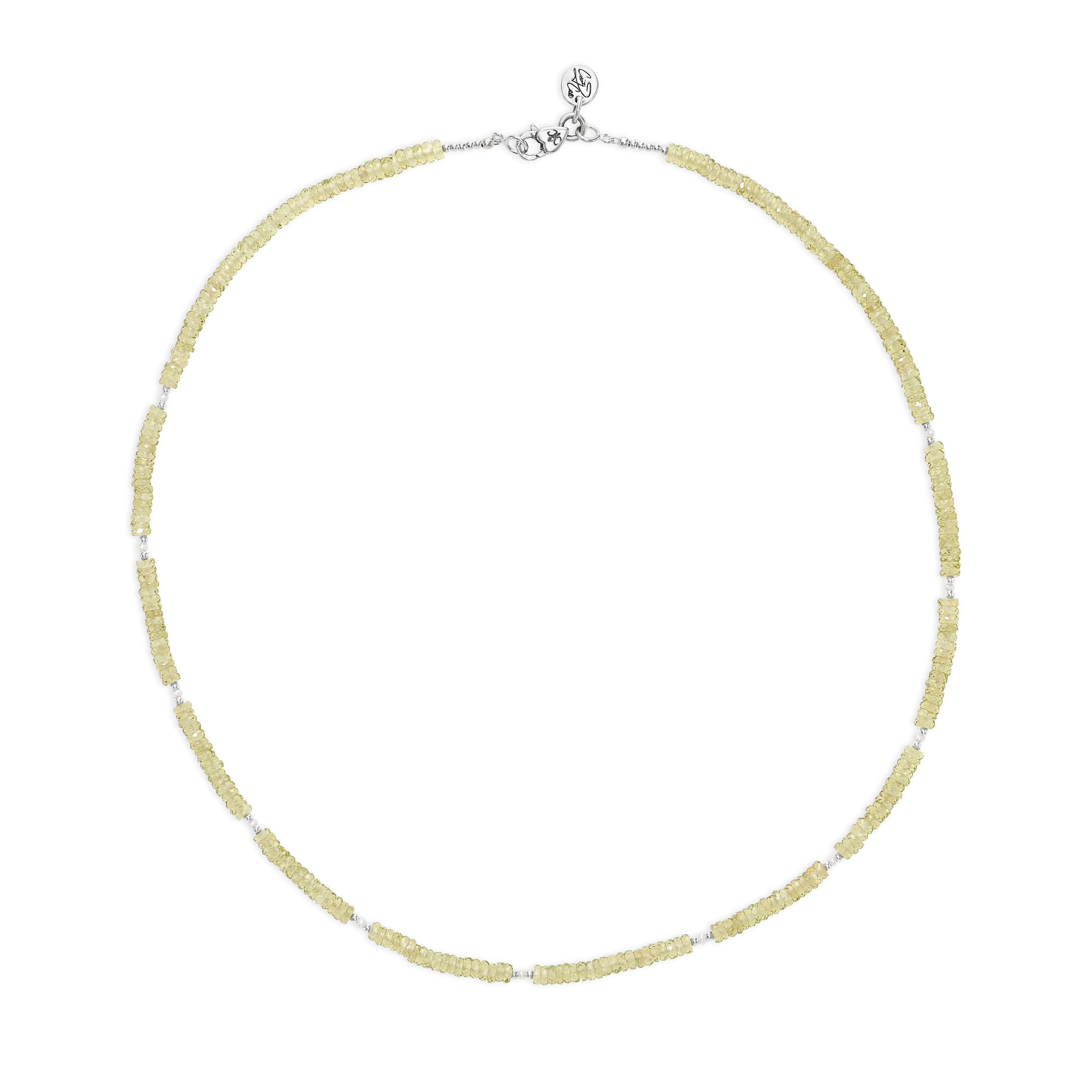 Purification Peridot Pearl Signature Necklace