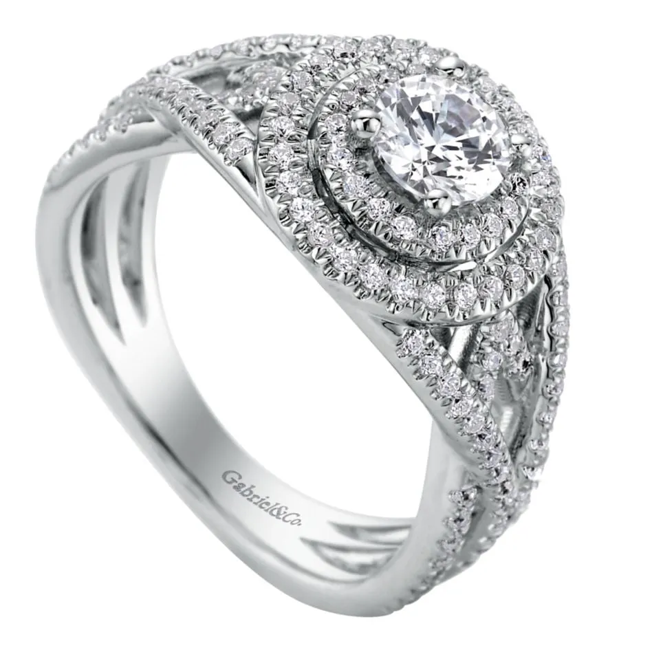 Royal Pave Diamond Engagement Mounting