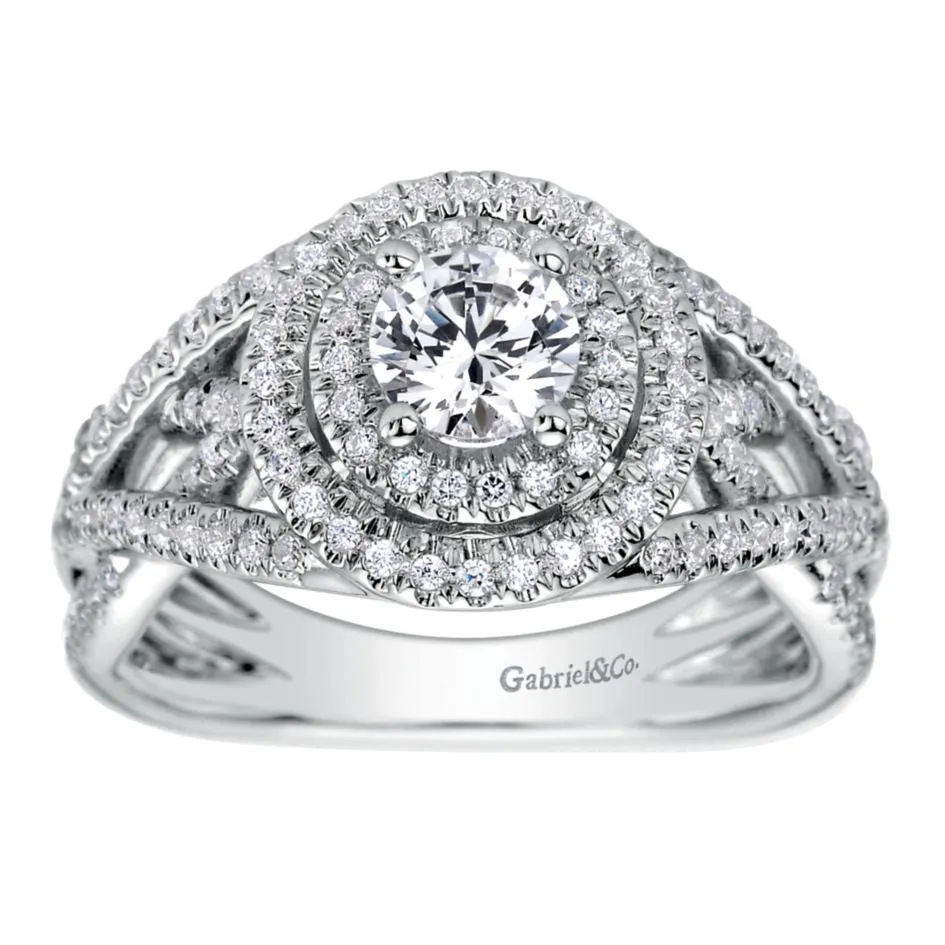 Royal Pave Diamond Engagement Mounting
