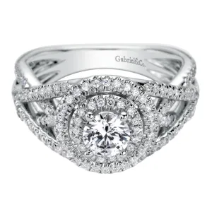 Royal Pave Diamond Engagement Mounting