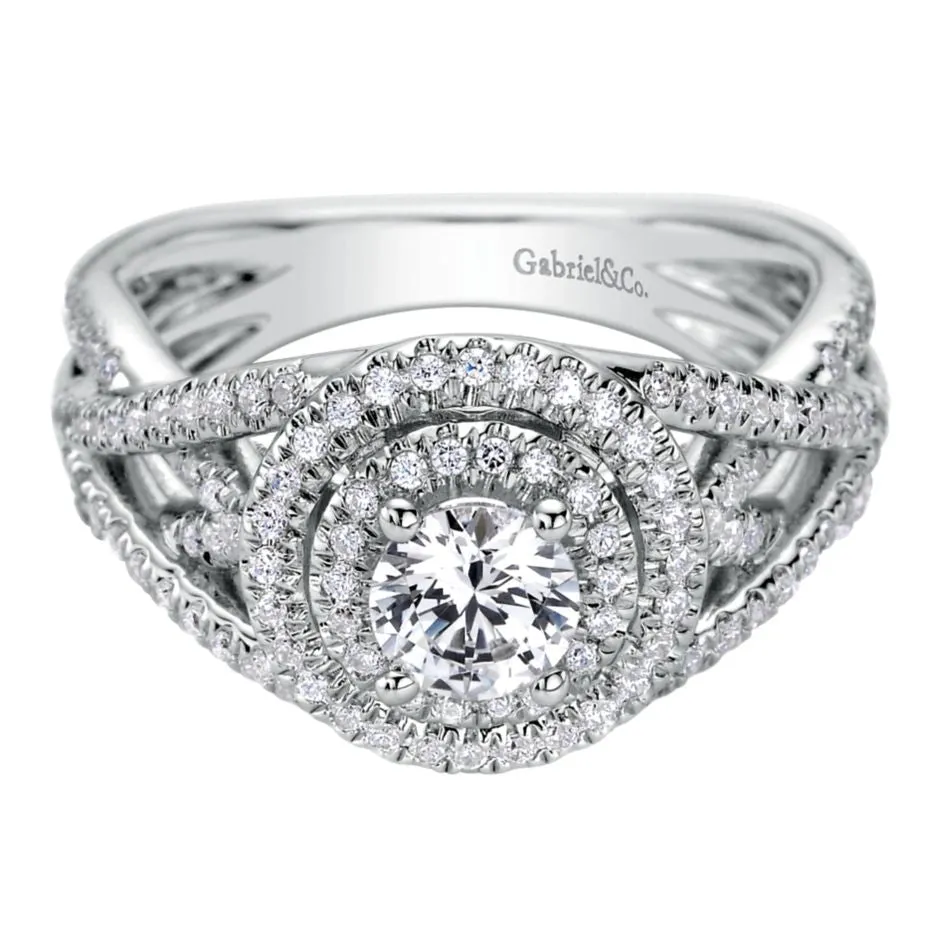 Royal Pave Diamond Engagement Mounting