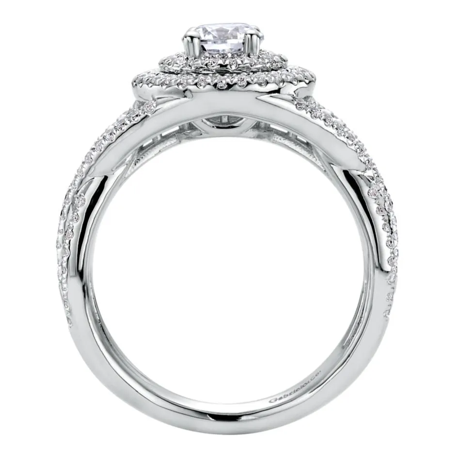 Royal Pave Diamond Engagement Mounting