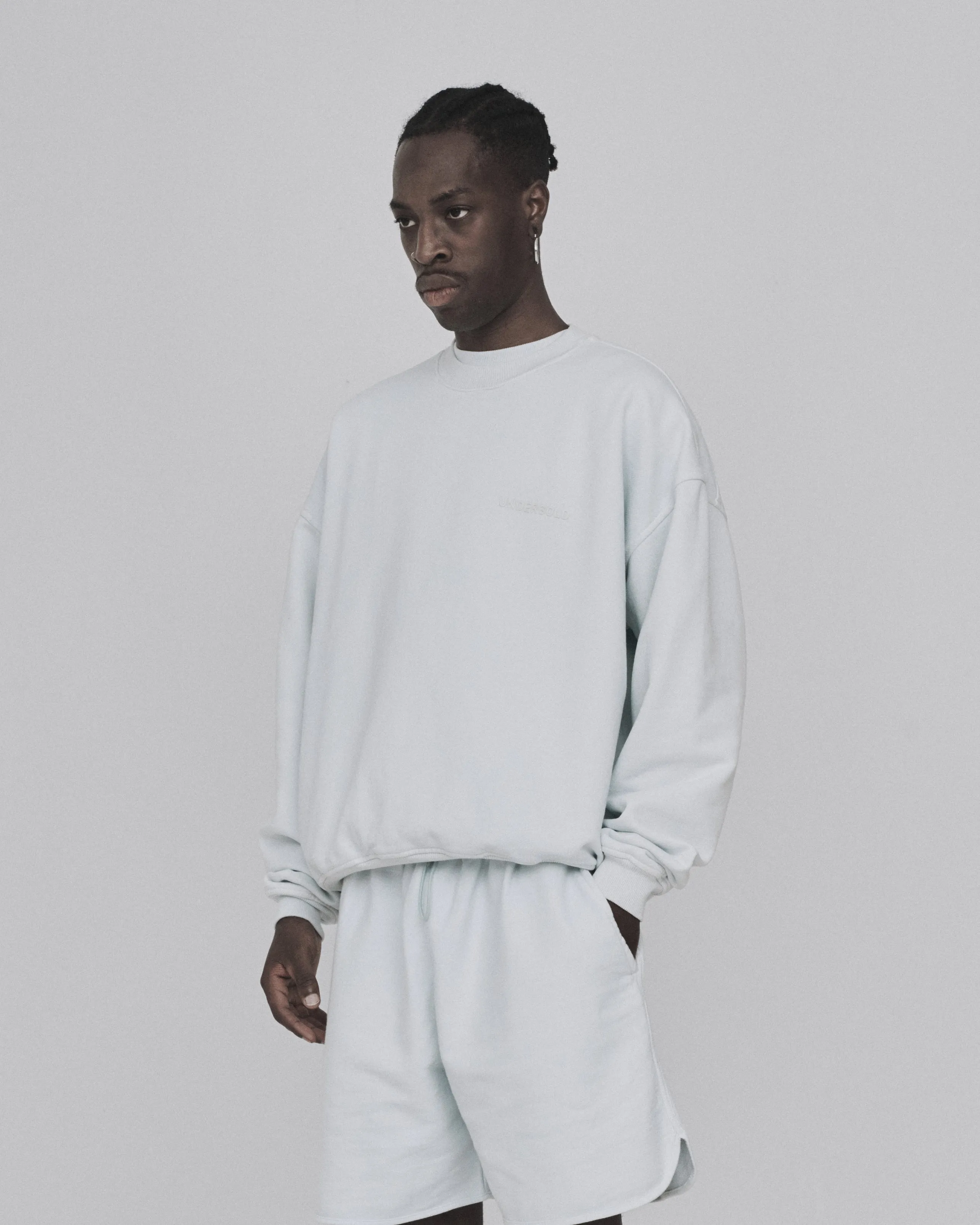 Solid III Basic Crewneck Jade