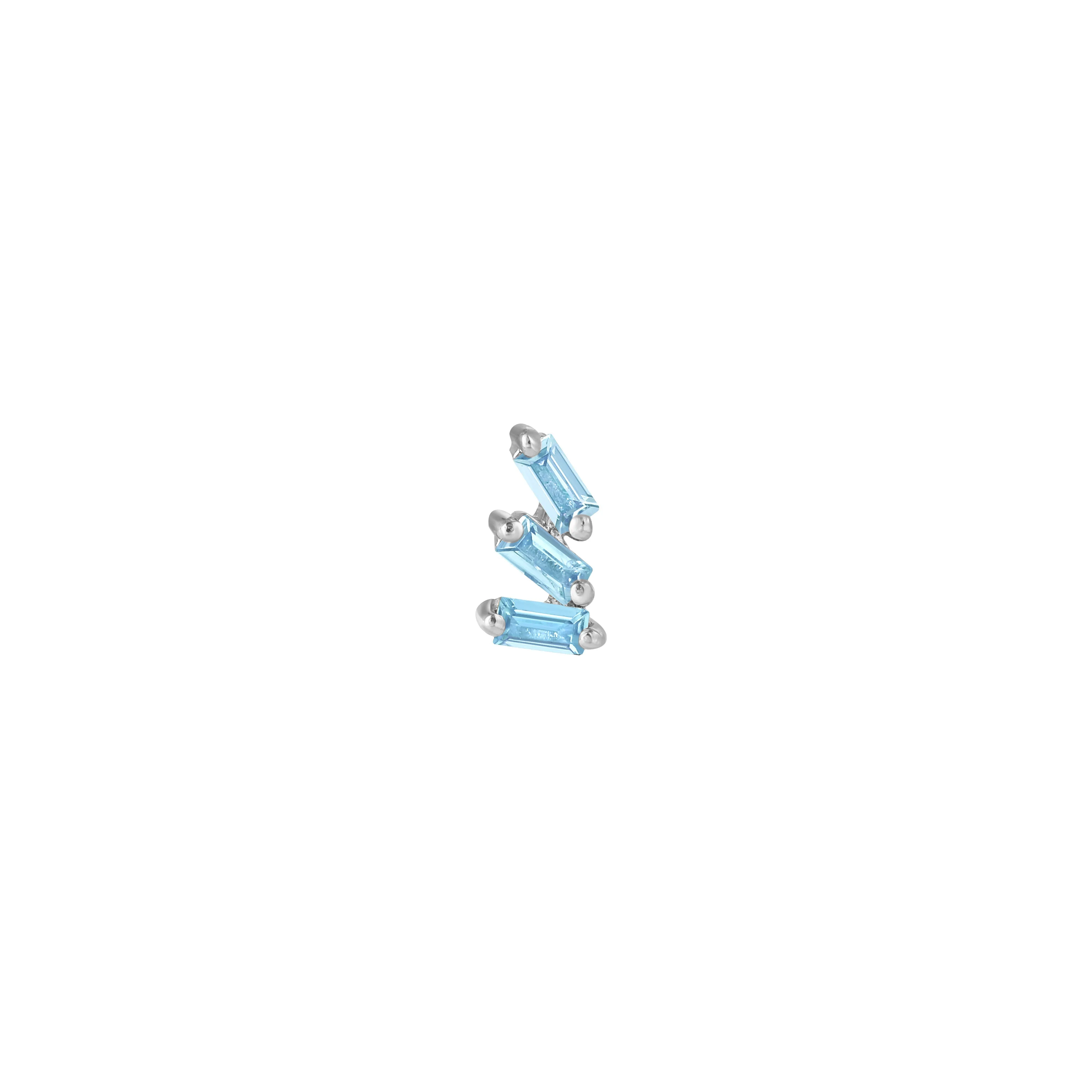 Staxx - London Blue Topaz - Threadless End