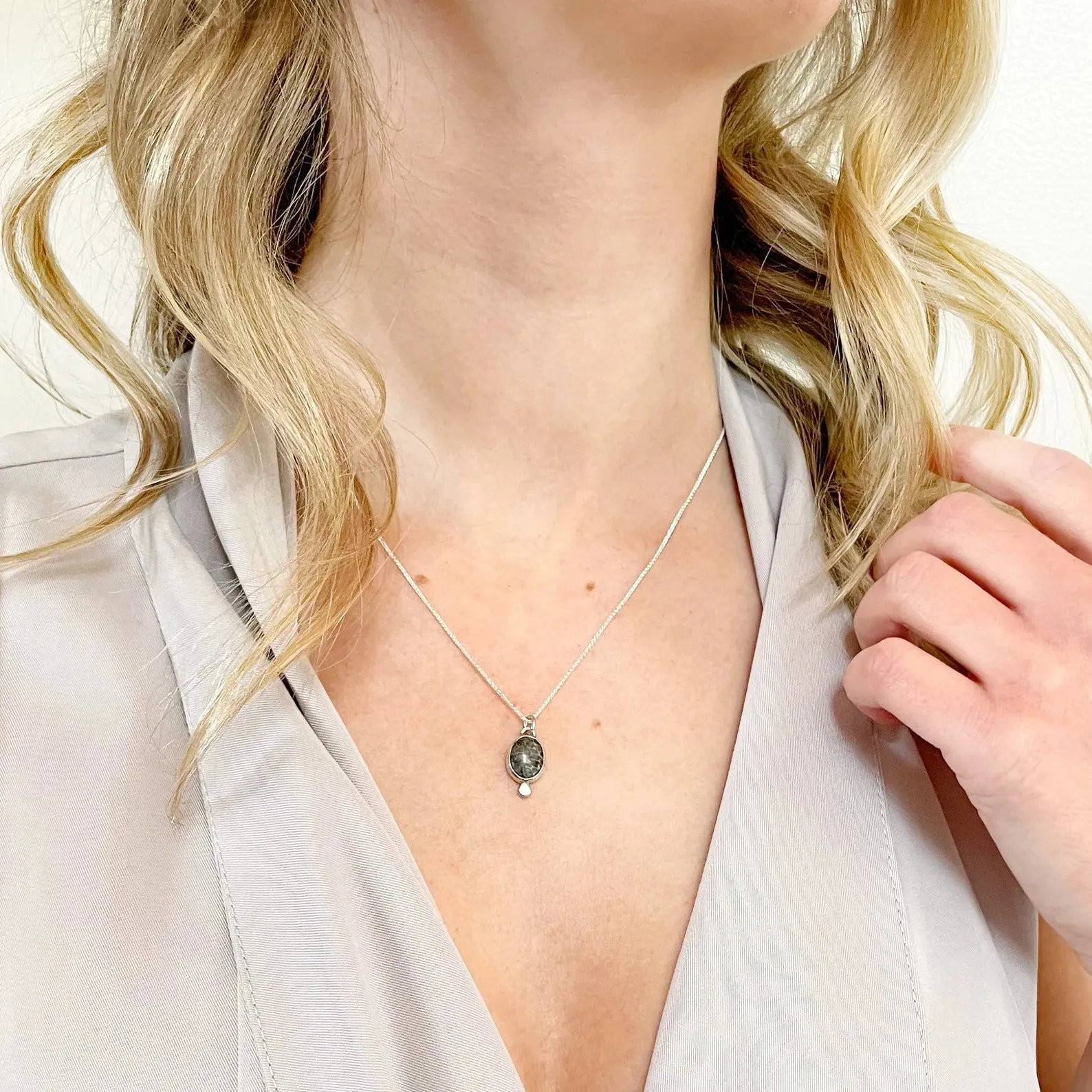 Stingray Coral Fossil Necklace No. 2