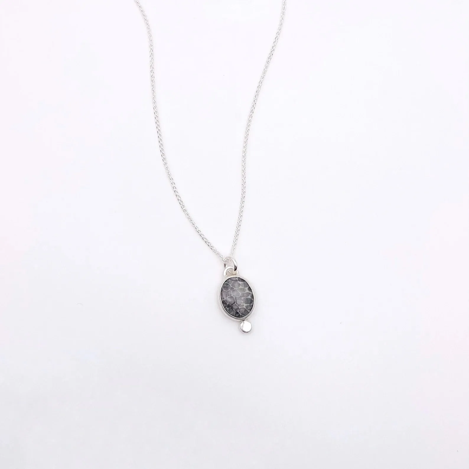 Stingray Coral Fossil Necklace No. 2