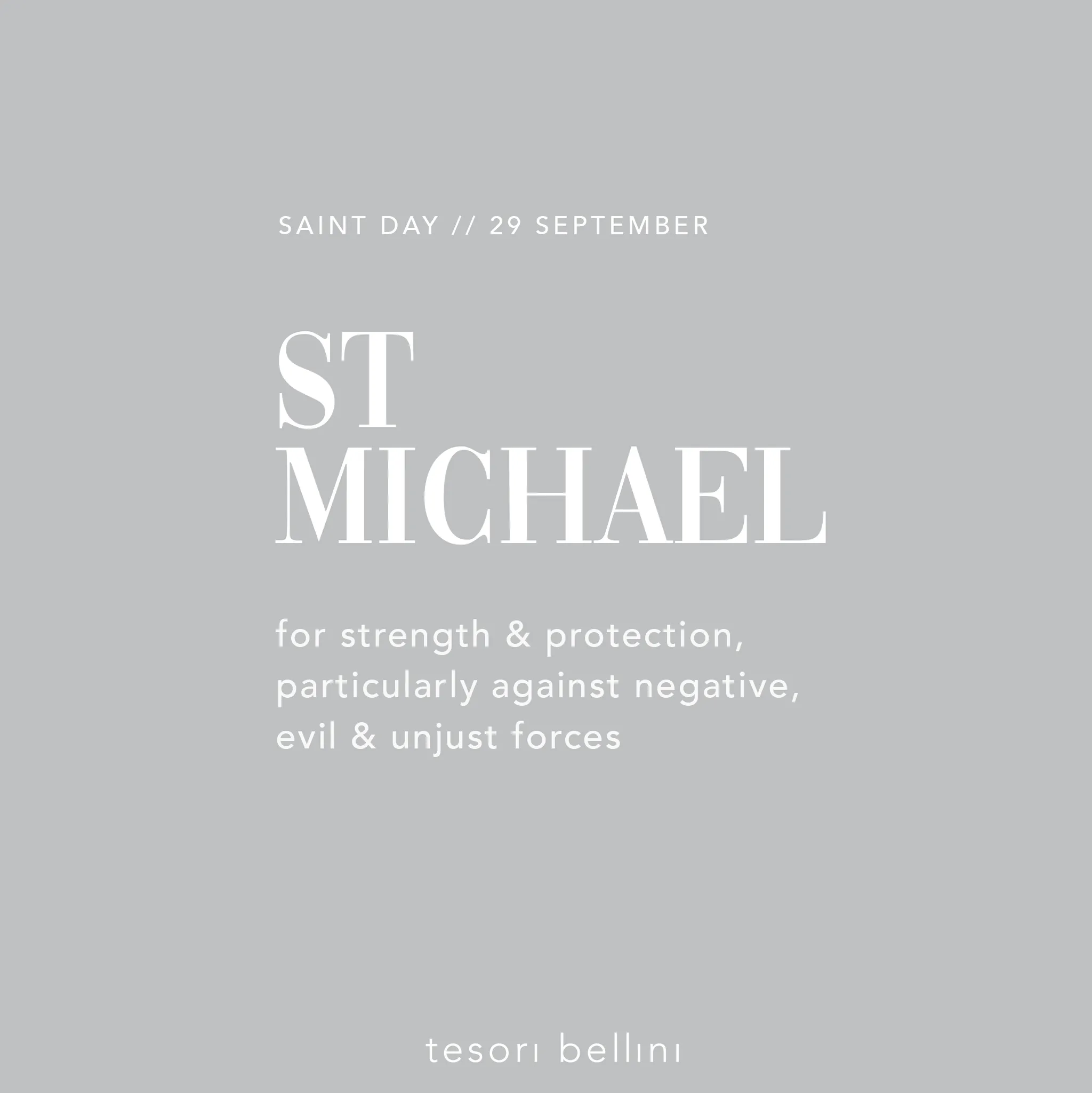 'Strength & Protection' Gemstone Saint Bracelet - Black Onyx / St Michael