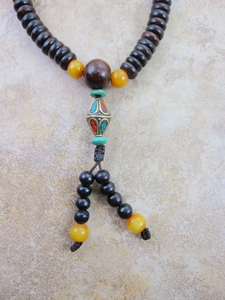 Tibetan Vintage 108 Bead Mala