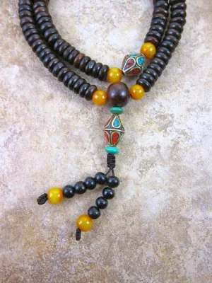 Tibetan Vintage 108 Bead Mala
